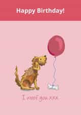 Happy Birthday created by two poos