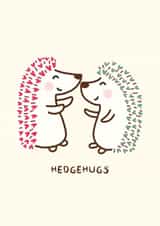 Hedgehugs Hug Card created by Wink Design - Michelle Roberts