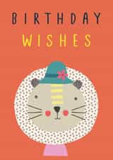 Lion Birthday Wishes created by Sally Payne Design