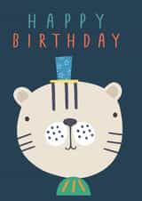 Happy Birthday Children's Tiger Card created by Sally Payne Design