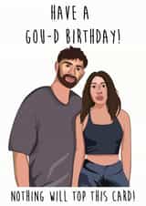 Peggy Gou and Patrick Topping Birthday Card created by This Is Apollo