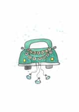 FINALLY MARRIED wedding card created by GRA Designs