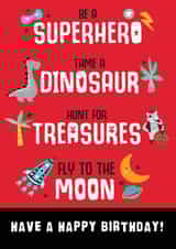 Be a Super hero Birthday Card created by Trudles Doodles Handmade