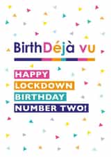 Funny lockdown birthday card created by Kerry Stewart