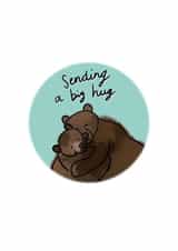 Sending a Big Hug card created by Lucy Jeffrey