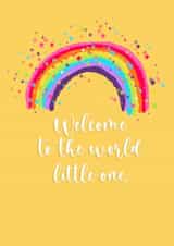 Rainbow Baby Arrival card created by Hannah ~ Pops Prints Co.
