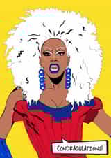 RuPaul Condragulations Card created by Olivia Dimery