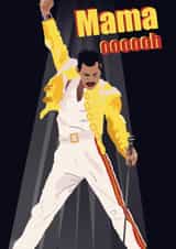 Freddie Mercury created by Beth McRae