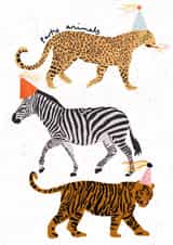 Party Animals Birthday Card created by Sweetlove Press