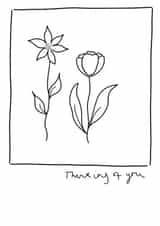 Floral Thinking of You created by Lib's Cards