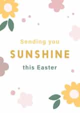 Sunshine Flower Easter Card created by Libby Whiteside
