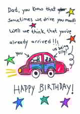 Driving Dad Mad! created by Sitting Knitting