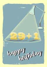 spotlight 30th birthday card created by June Malone