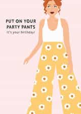 Party Pants Birthday Card created by Libby Whiteside