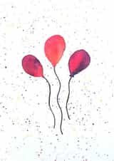 Balloons art splatter car, bright and colourful created by Hobo Zobo