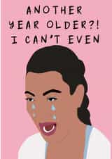 Kim Kardashian Birthday Card created by Lucy