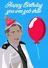 Rude Line of Duty Birthday Card created by Lucy Digital Designs