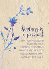 Kindness is a passport  created by Stefan Rayner