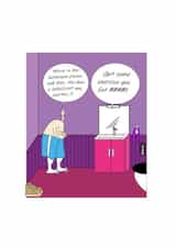 Get some exercise Birthday card created by Mike Ryan