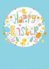 Happy Easter, Chick created by Gill Eggleston
