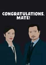 Line of Duty Congratulations Card created by Pink + Pip