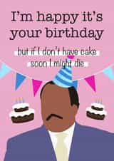 Stanley Hudson Birthday Cake created by Em’s Creations