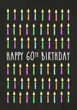 60th Birthday Candles created by All The Best