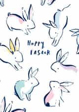 Hoppy Easter Bunnies Card created by Hotchpotch 