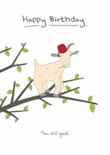 Birthday Card - Goat created by Max Hornewood