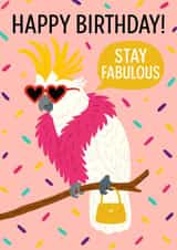 Happy Birthday Stay Fabulous created by Swisa Creates