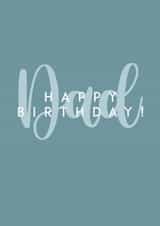 Dad Birthday Card created by PERSNL