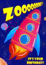 Zoooom! Birthday Card! created by Emma TK Design