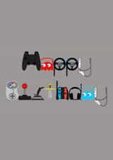 Happy Birthday Gaming card 1001 created by @hairheadsart