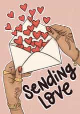 Sending love sympathy created by Tee Ansell Draws