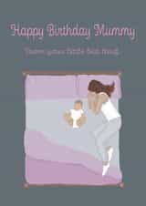 Little Bed Thief, Birthday Card for Mummy created by Urban Collie