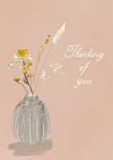 Thinking of you floral sympathy card created by mvk_prints