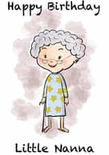 Little Nanna Birthday Card created by Ann Williams Art