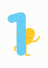 1st Birthday Card  created by Hello Squid