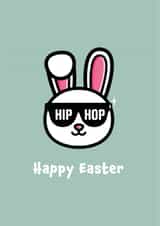 Hip Hop Bunny Easter Card created by Yay Days