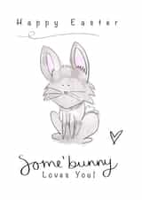 Some’ bunny loves you! created by Acorn Illustrations