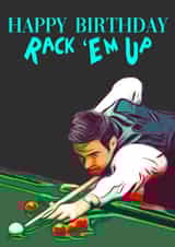 Snooker Fan Birthday Card created by Amy George
