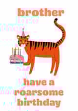 Brother Have a Roarsome Birthday created by tea please