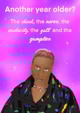 Drag Race Star Tayce Birthday Card created by Sarah Stephenson