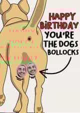 Personalised Birthday Photo Card created by Olivia Rose Designs - funny rude Birthday Personalised Photo Card 21116