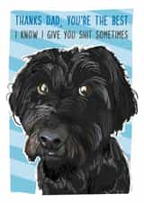 Cockerpoo Father's Day card created by Rulu