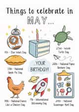 May Birthday Card created by Creaternet