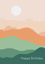 Sunrise Birthday card created by Gigi Rosado