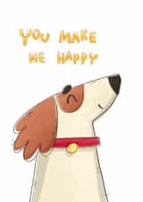 Love & Friendship Dog Card  created by Vavosha