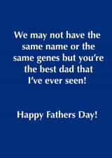 Heartfelt Step dad Father's Day card created by Fee Fee