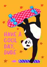 Skater Panda Have A Good Day created by The Blue Castle Co